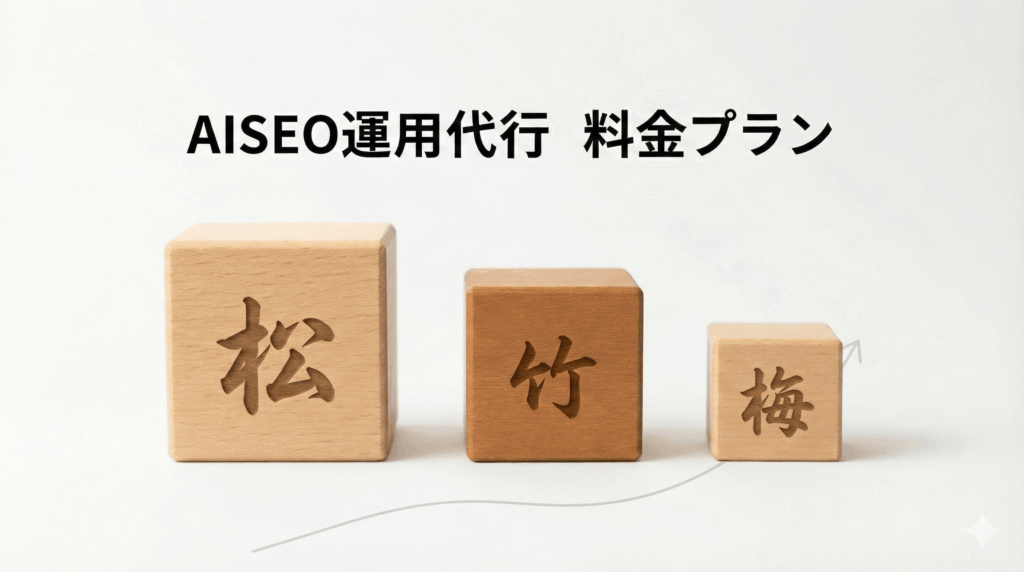AISEO運用代行 料金プラン