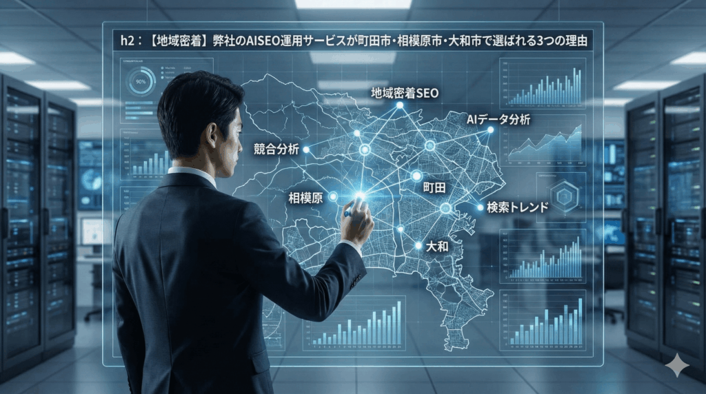 【地域密着】弊社のAISEO運用サービスが町田市・相模原市・大和市で選ばれる3つの理由